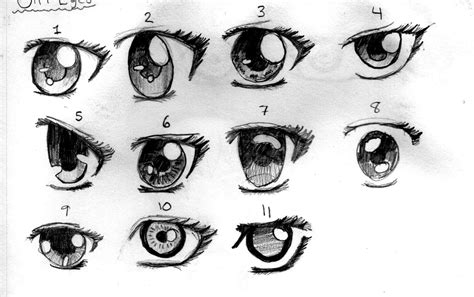 Different Girl Anime Eyes by KiraMisaki314 on DeviantArt