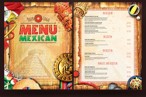 Mexican Restaurant Menu Template