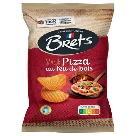 Chips Brets Pizza Au Feu De Bois 125g 10 Paquets