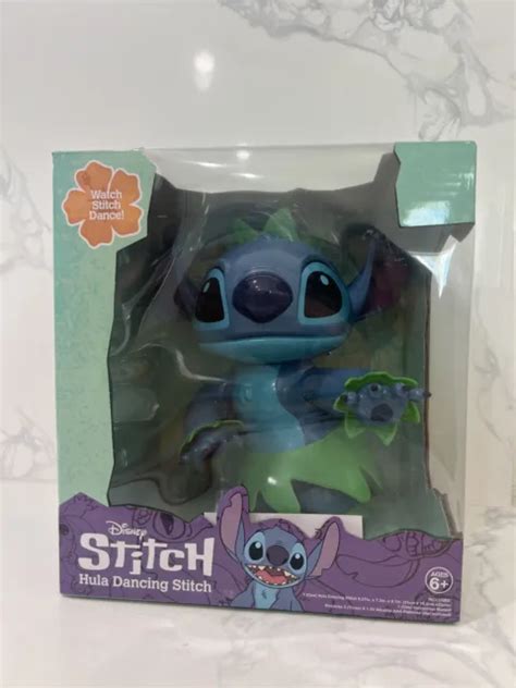 Disney Lilo Stitch Hula Dancing Stitch Animated Figure Doll Toy