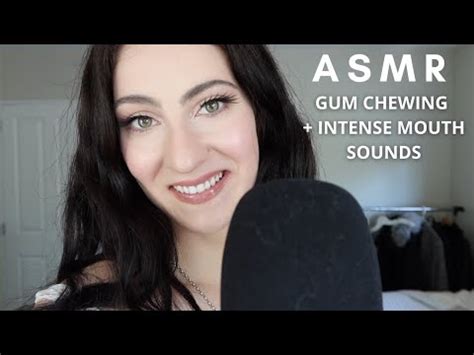 Asmr Close Intense Gum Chewing Random Mouth Sounds