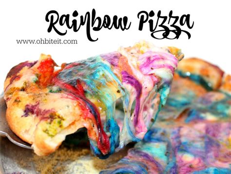 Behold, Psychedelic Rainbow Pizza! - Pee-wee's blog