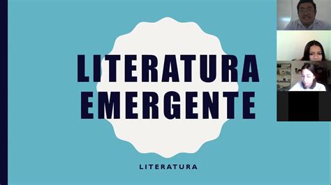 Literatura Emergente Parte Juanelo Youtube