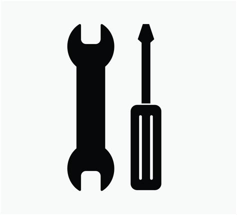 Screwdriver And Wrench Icon Vector Logo Design Template 7527153 Vector