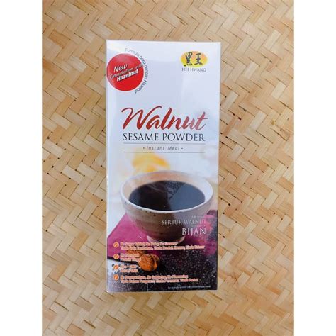 Hei Hwang Walnut Sesame Powder G Shopee Malaysia