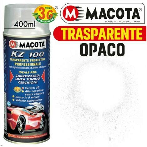 Macota Kz Trasparente Protettivo Professionale Vernice Spray Ml