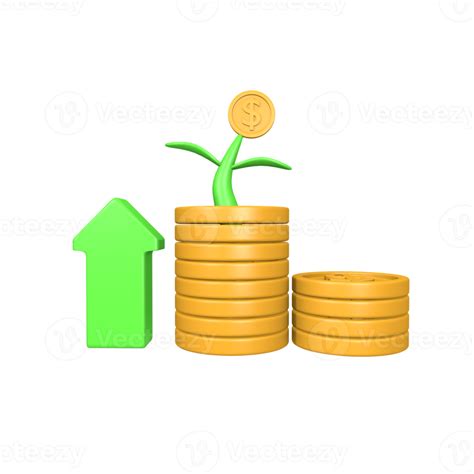 Economic Growth 3d Business Icon 9313023 Png