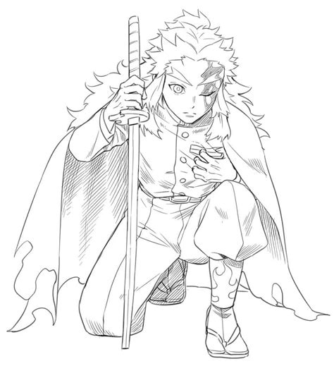 Demon Slayer Manga Coloring Pages | Coloring Pages