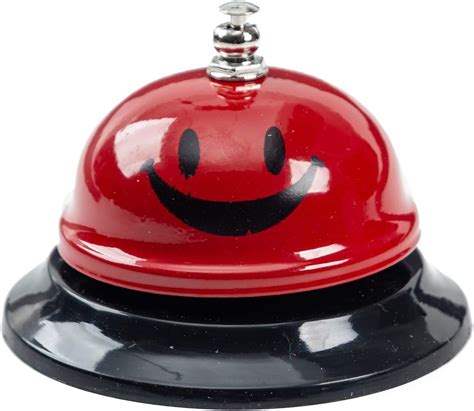 Asian Home Call Bell 335 Inch Diameter Metal Bell Red