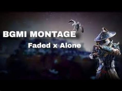 Faded X Alone BGMI Stadium Montage Faded Alone Alanwalker Bgmi