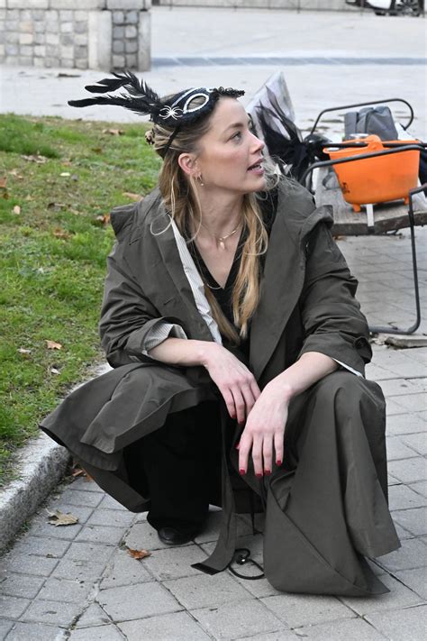 AMBER HEARD Out on Halloween in Madrid 10/31/2023 – HawtCelebs