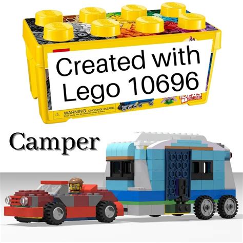 Lego Classic 10696 Building ideas - Camper - DIY instruction | Classic ...