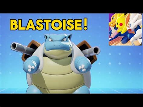 Blastoise Pokemon Unite Gameplay Pokemon Unite Youtube