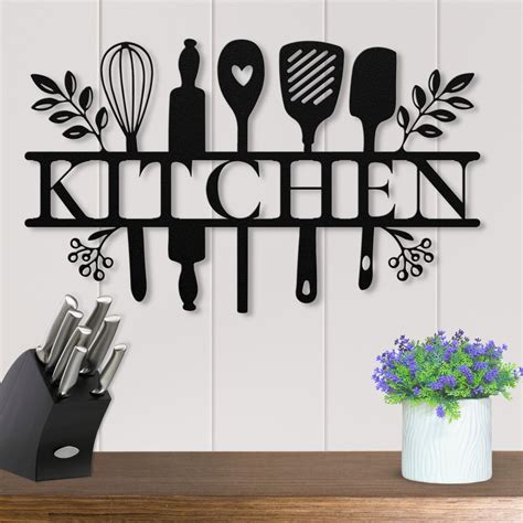 Kitchen Sign Custom Metal Sign Kitchen Decor Metal Kitchen Sign