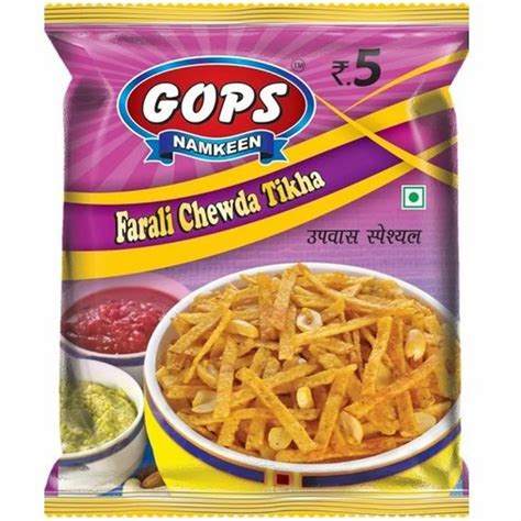 Shree Gopal Farali Chivda Tikha Namkeen Packaging Size 30 Gm