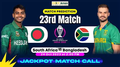 Sa Vs Ban Cricket World Cup Rd Match Prediction Who Will Win