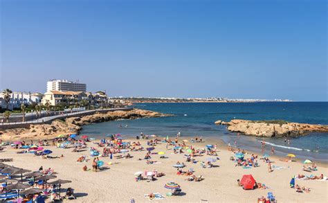 Playa de Cala Capitán Beach in Cabo Roig Orihuela Costa