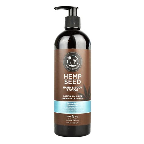 16oz Earthly Body Hemp Seed Hand And Body Lotion Remedy