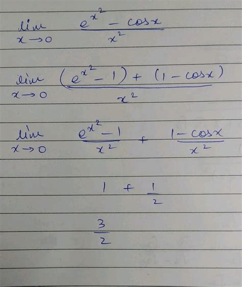 X X The Value Of Lim X Rightarrow Frac E