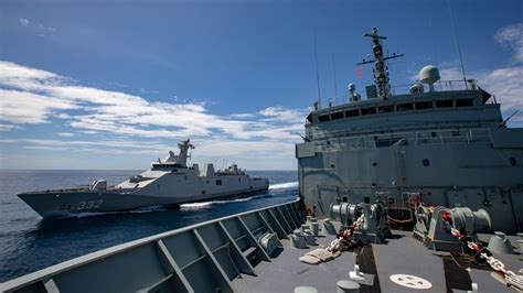 Australian Navy Decommissions Hmas Success And Newcastle Ships