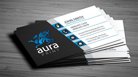 Order Your Business Cards TodayBusiness Cards Single Sided Aura Print