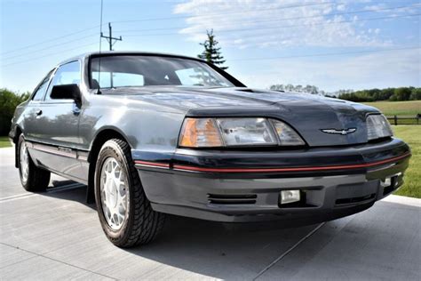 For Sale 1987 Ford Thunderbird Turbo Coupe Gray Turbo 23l I4 5