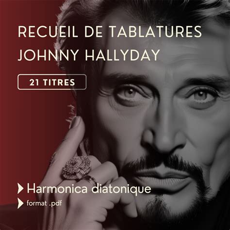 Recueil De 21 Chansons De Johnny Hallyday Pour Harmonica Diatonique Via