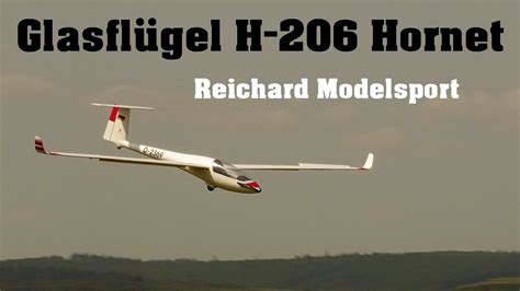 Glasflügel H 206 Hornet Reichard Modelsport scale RC glider 4K