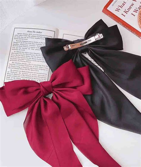 Large Bow Hairpin Chiffon Big Bowknot Dorybox