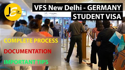 VFS Delhi Application Process For Germany Students Visa Detailed