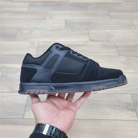 Чёрные мужские и подростковые кроссовки Ди Си Шуз Стаг | Dc Stag Shoe ...