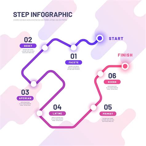 Road Map Infographic Template Editable