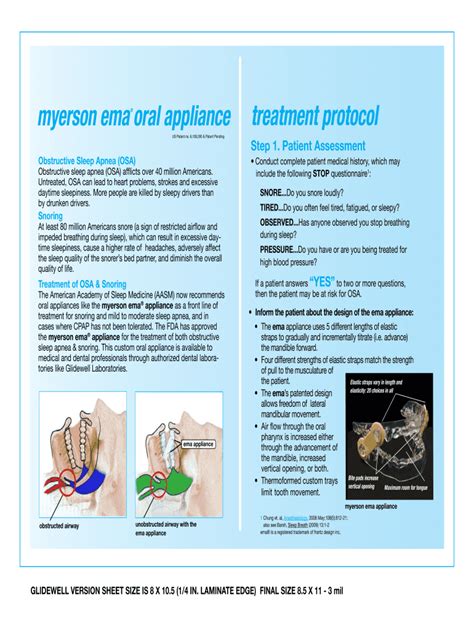 Fillable Online Myerson Ema Oral Appliance Fax Email Print PdfFiller