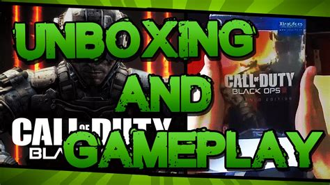 Call Of Duty Black Ops 3 Unboxing Hardened Edition Gameplay YouTube