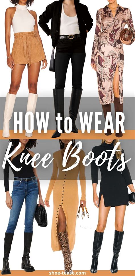 Knee Length Boots Outfit Mid Calf Boots Outfit How To Wear Knee High