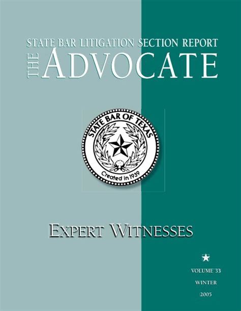 Th E Th E The Litigation Section Of The State Bar Of Texas