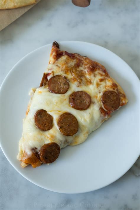 Spicy Roasted Red Pepper And Italian Sausage Pizza