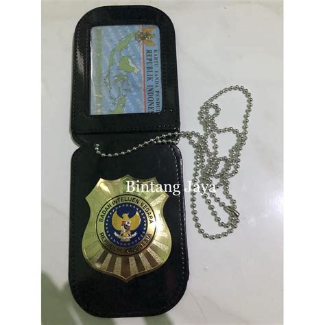 Jual NAME TAG ID CARD DOMPET KALUNG LENCANA KTA BIN BADAN INTELIJEN