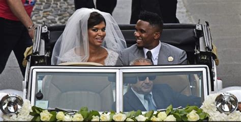 Samuel Eto O Se Marie Avec Georgette Rome Photo Afrikmag