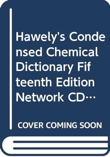 Buy Network 11 Users Hawley S Condensed Chemical Dictionary Book