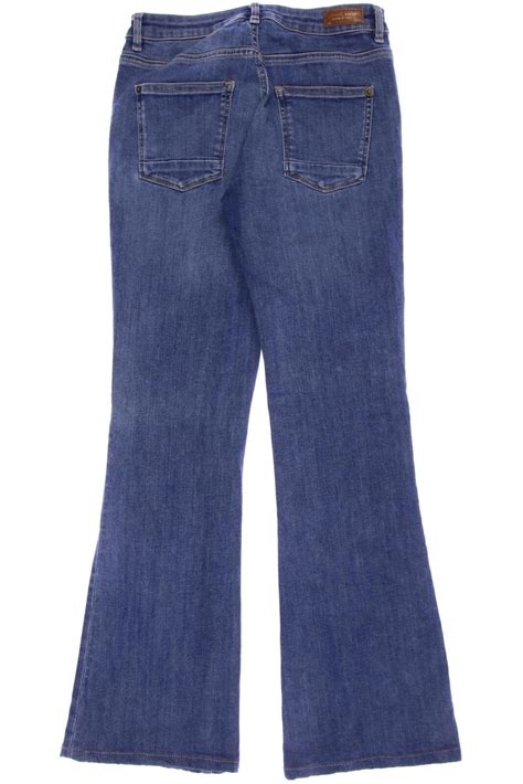 Esprit Jeans Damen Hose Denim Jeanshose Gr W Baumwolle Leder Blau