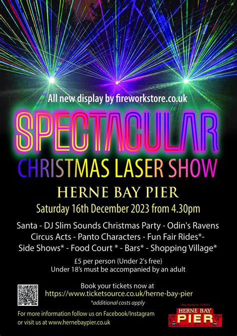 Spectacular Christmas Laser Show Herne Bay Pier