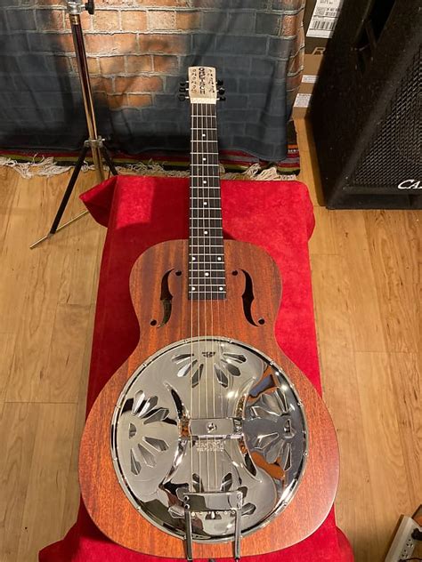 Gretsch G9210 Square Neck Resonator Natural Mahogany Reverb