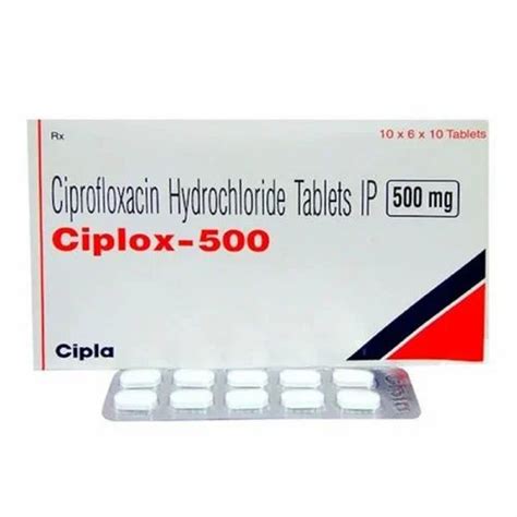 Ciplox Ciprofloxacin Hydrochloride Tablets Cipla Ltd At Rs Box In