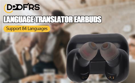 Language Translator Earbuds, Translator Device Smart Voice Translator Earbuds, 84 Language ...