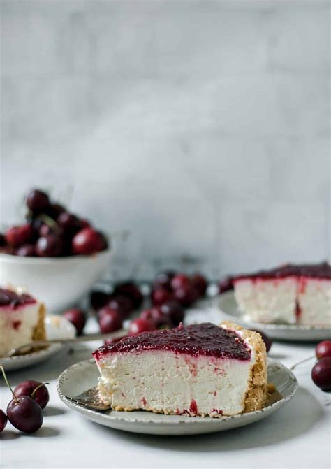 Cherry cheesecake recipe - no bake