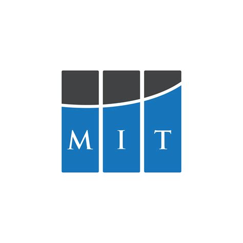 MIT letter logo design on WHITE background. MIT creative initials ...