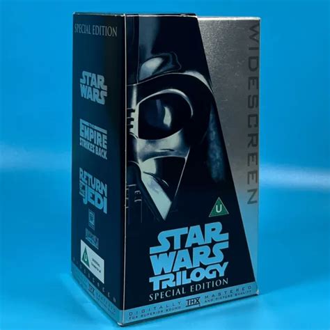 Star Wars Trilogy Special Edition Thx Vhs Cassette Tape Box Set Eur