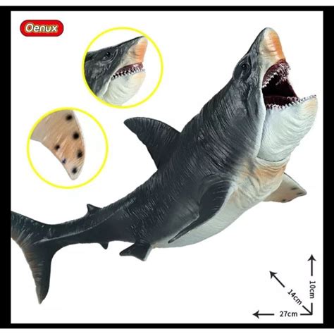 Jual Action Figure Mainan Ikan Hiu Shark Megalodon Dinosaurus Jurassic