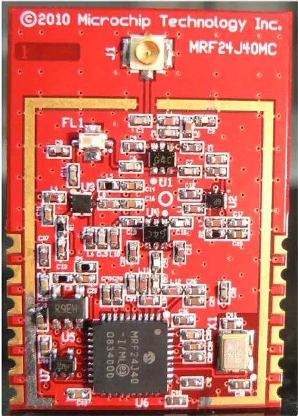 Mrf24j40mc Modular Data Transmitter Teardown Internal Photos Mrf24j40mc